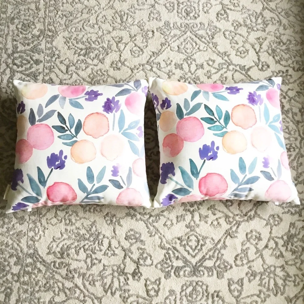 Caitlin Wilson Floral Throw Pillows Set Of 2